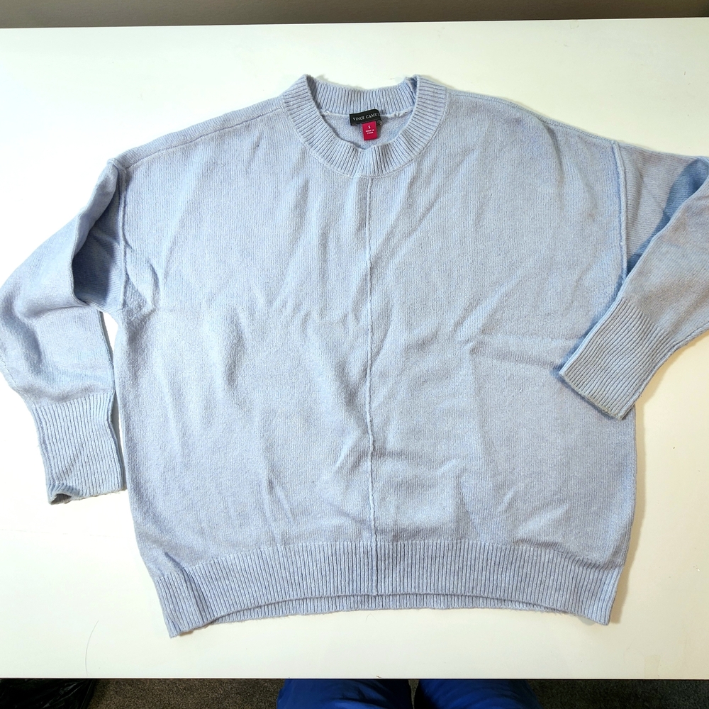 Women's Small Vince Camuto Soft Light Blue Long Sleeve Sweater